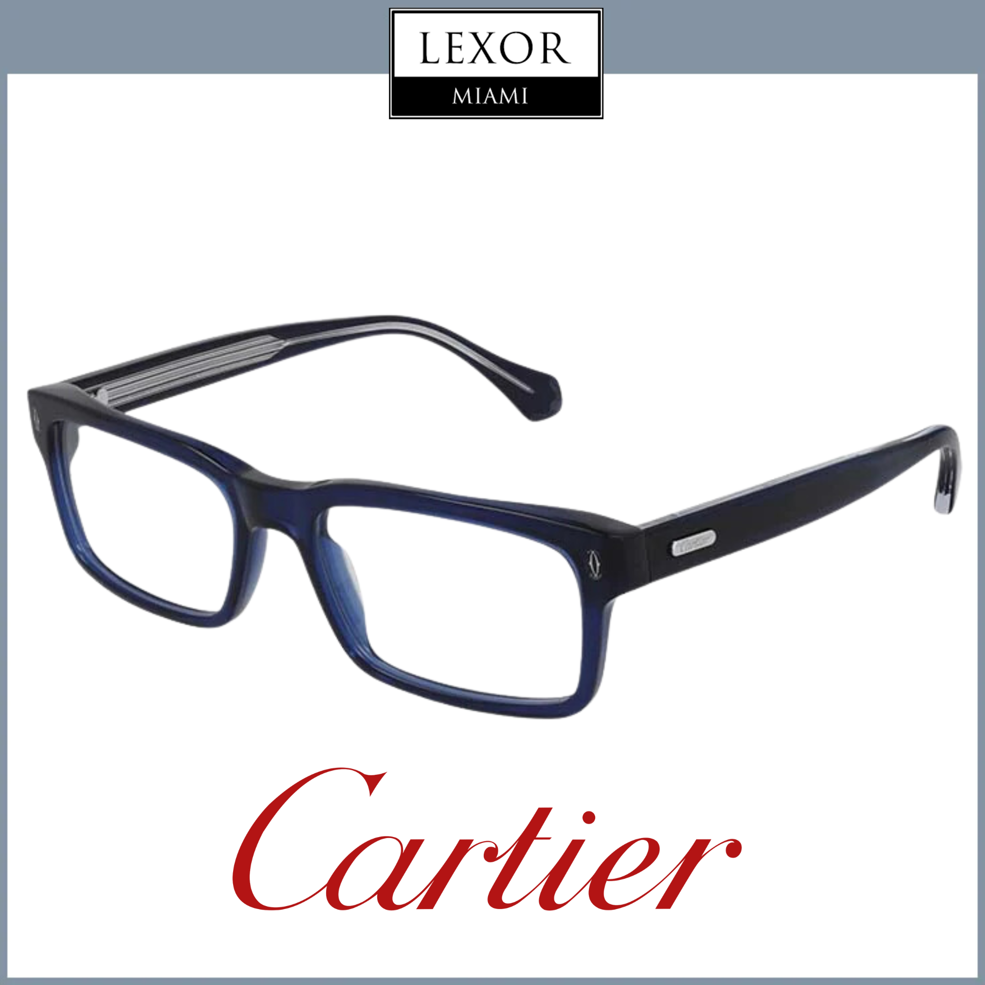 Cartier CT0291O 003 54 Optical Frame Man Acetate Lexor Miami