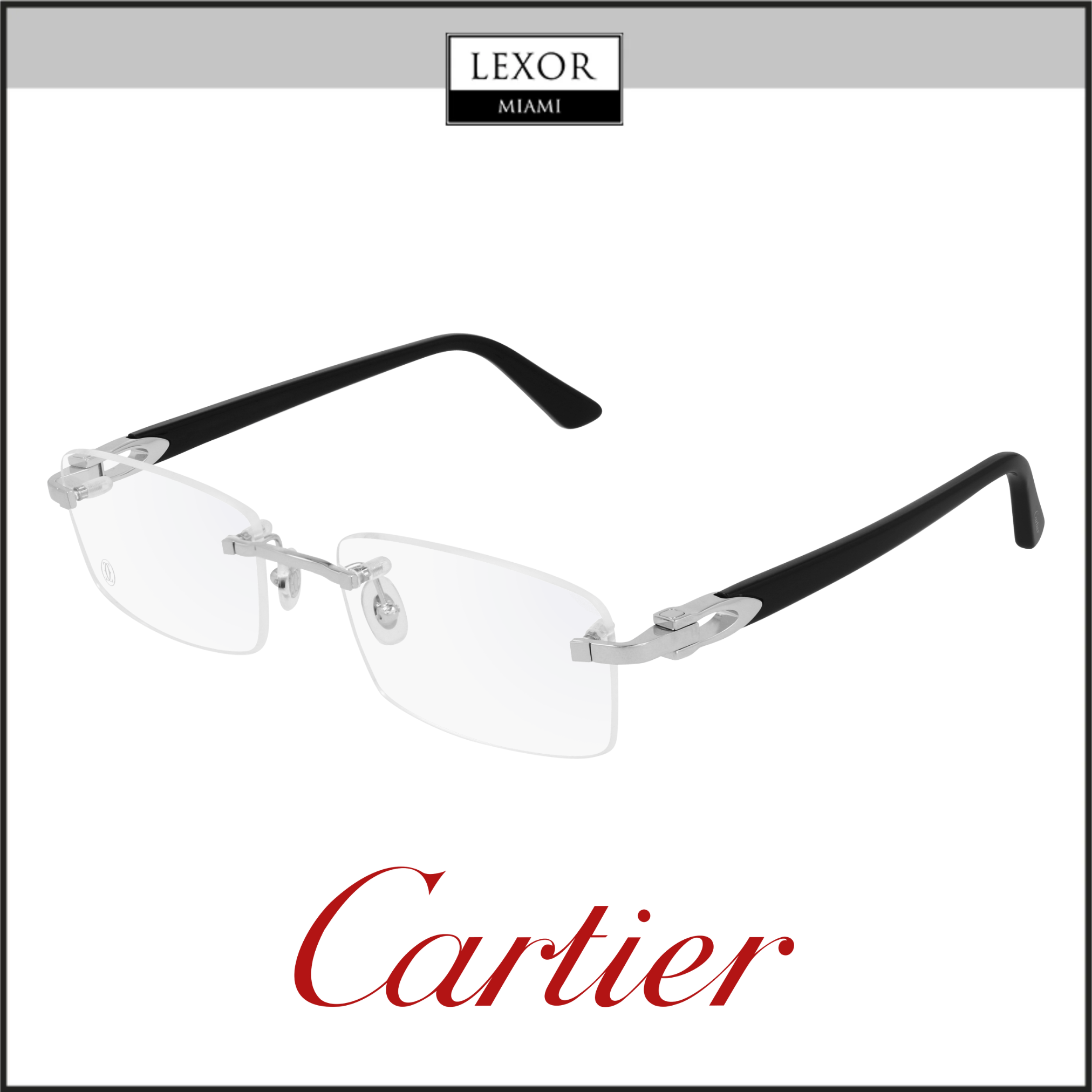 Cartier CT0287O 004 54 Optical Frame MAN METAL Lexor Miami