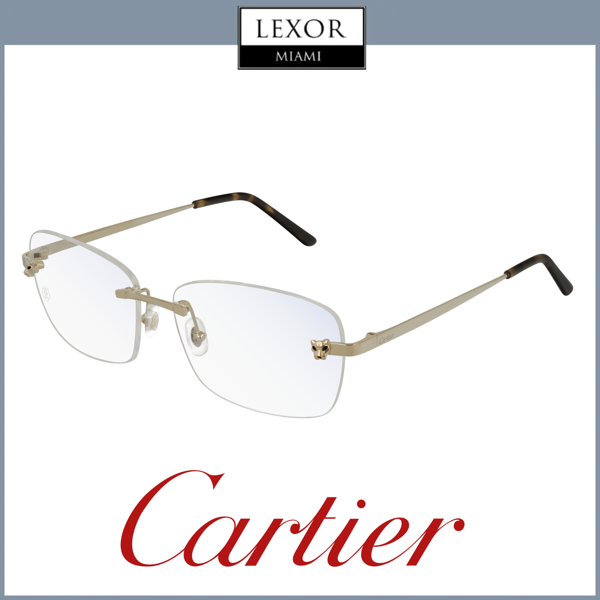 Cartier Sunglass CT0148O 001 56 WOMAN upc 843023135829 Lexor Miami