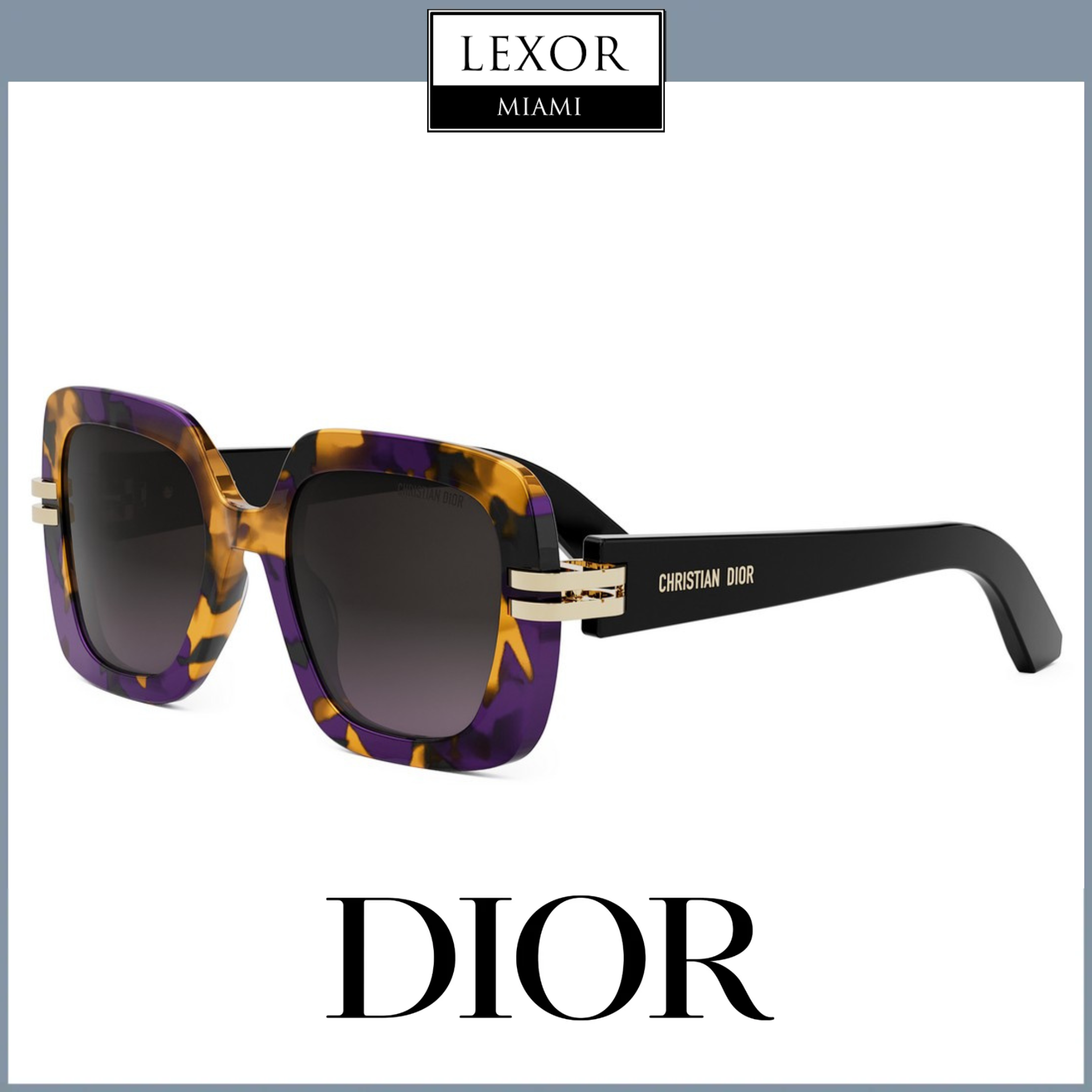 Dior Lady 95.22 B1I 20F5 Sunglasses Havana