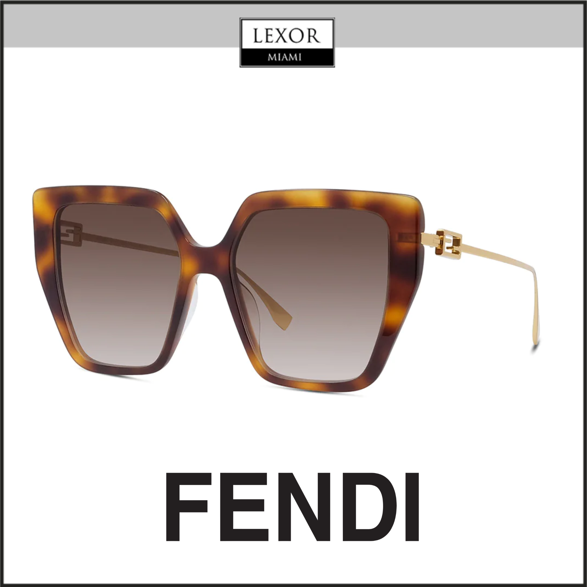 Fendi Women's Square Sunglasses