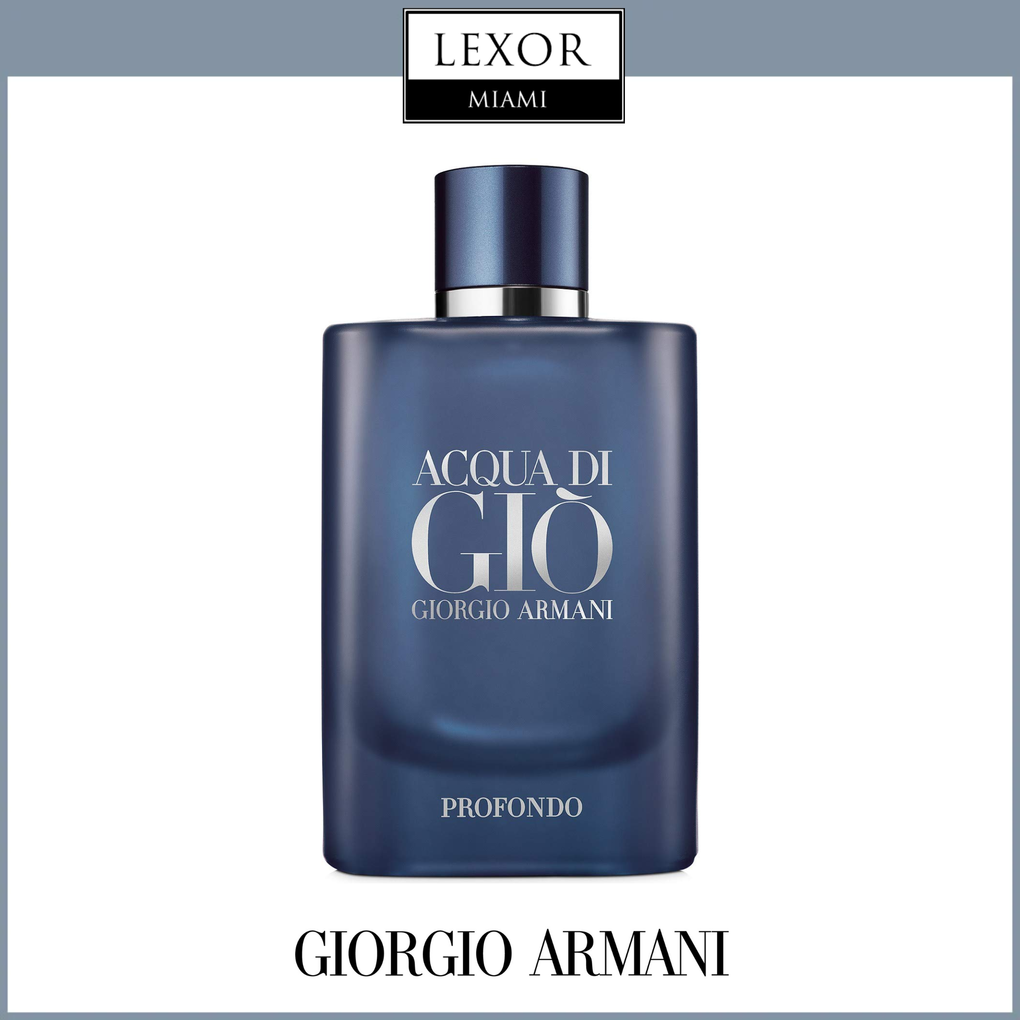 Giorgio Armani Acqua Di Gio Profondo 4.2 EDP Men Perfume Lexor Miami