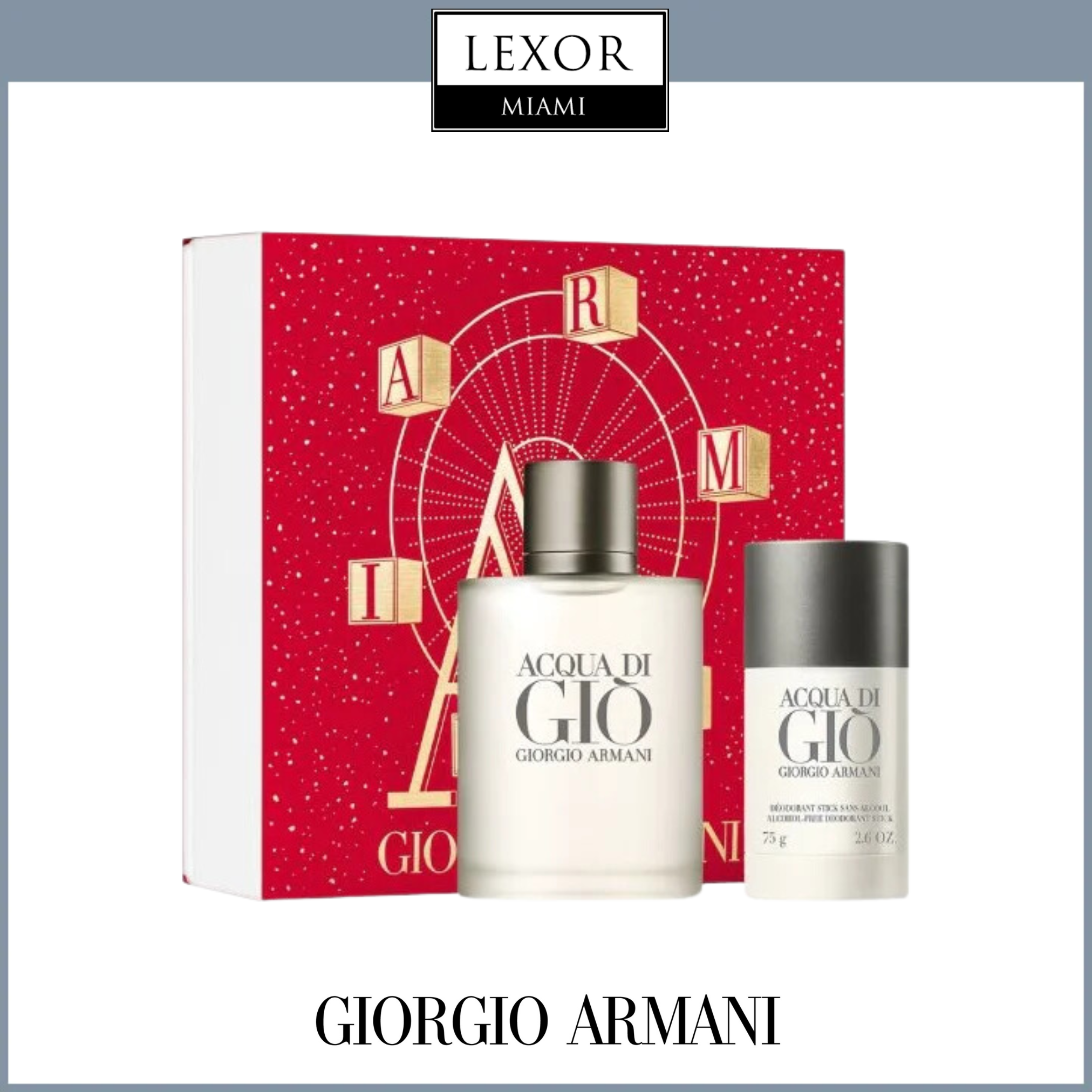 Giorgio Armani ACQUA GIO 1.7 EDT M 2.5 DEO STICK HB SET Lexor Miami