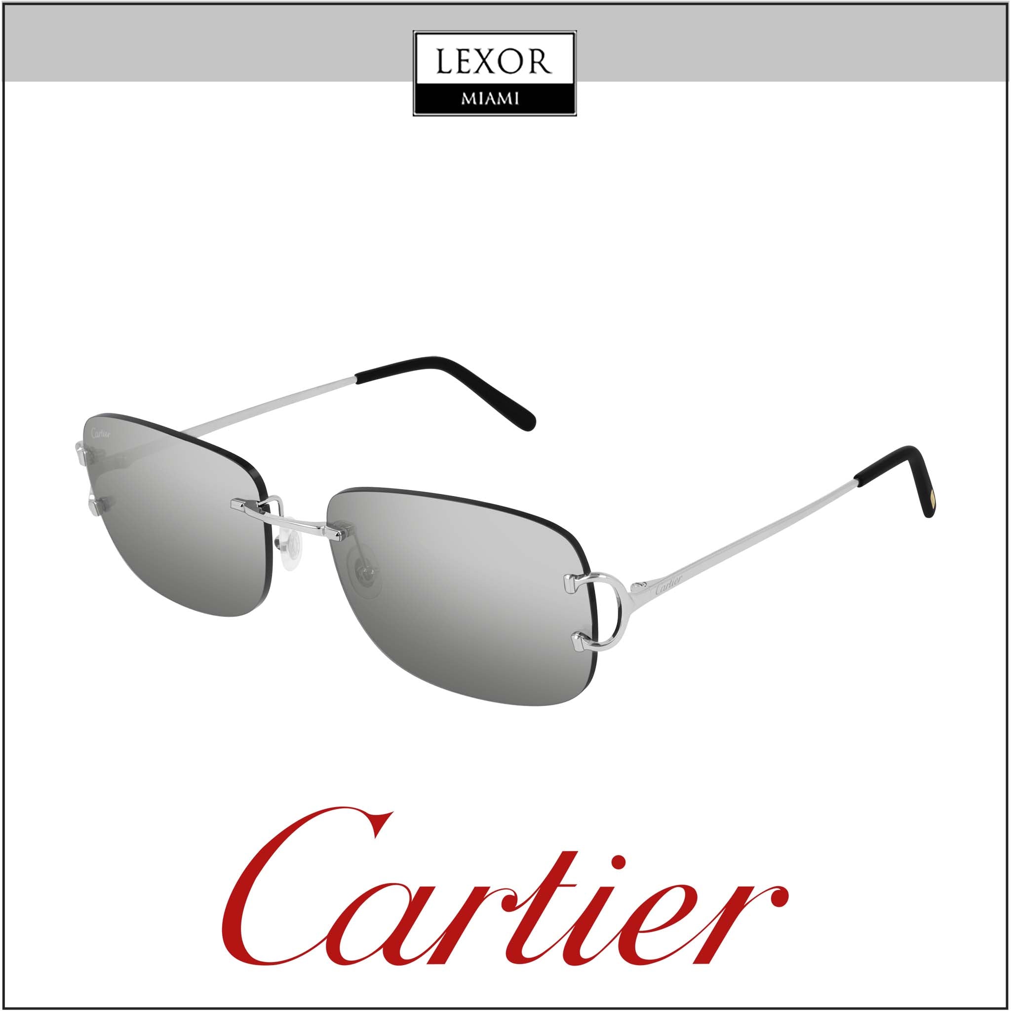 Cartier CT0011RS 001 58 Unisex Sunglasses Lexor Miami