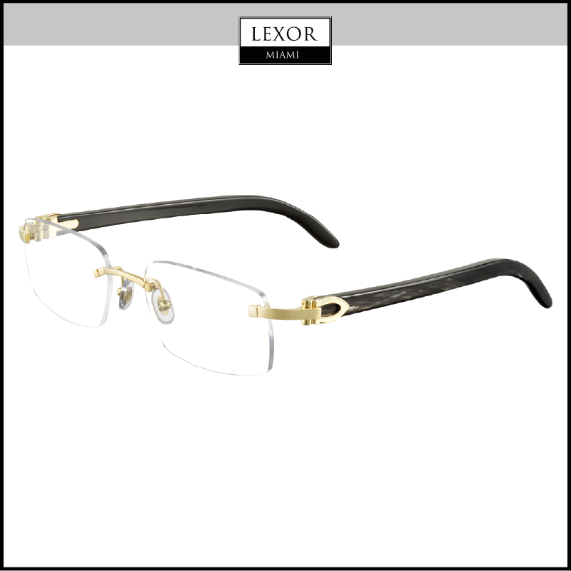 Black buffalo horn cartier glasses online