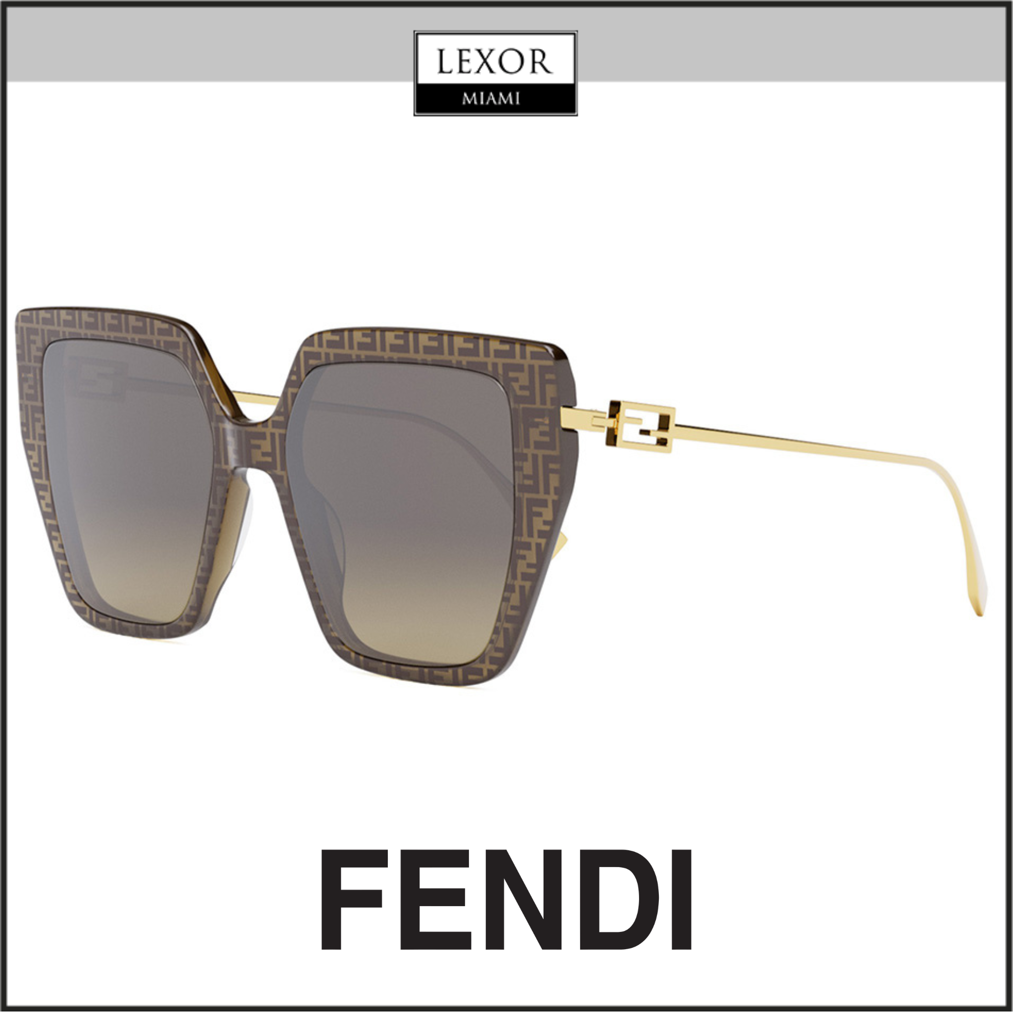 Fendi FE40012U 01P 55 Women Sunglasses – Lexor Miami