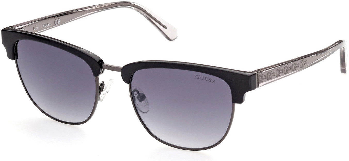 Guess Factory Blue Mirror Square Men's Sunglasses GF5078 26X 59  889214286789 - Sunglasses - Jomashop