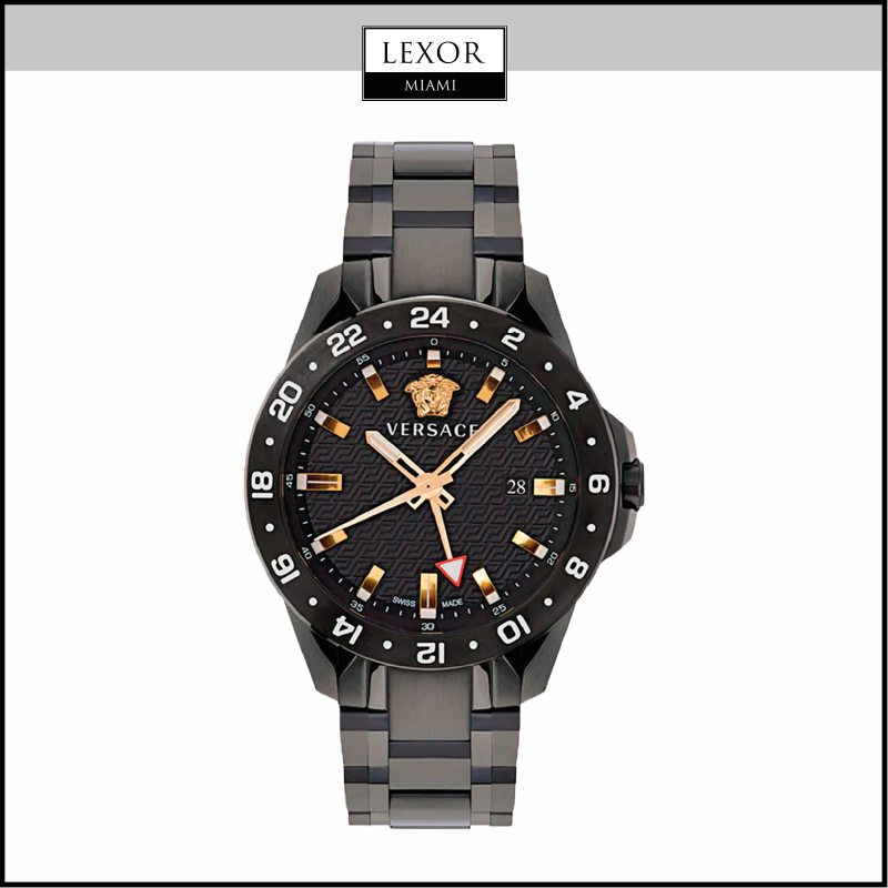 Versace VE2W00622 Sport Miami GMT Lexor Watch Bracelet Tech –
