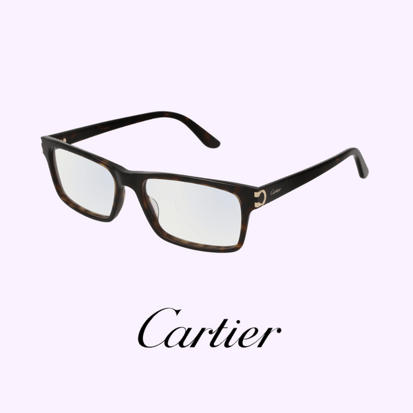 Montura de gafas unisex Cartier CT0005O-005 55