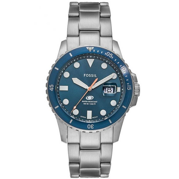 Relógio masculino Fossil FS6050 em aço inoxidável