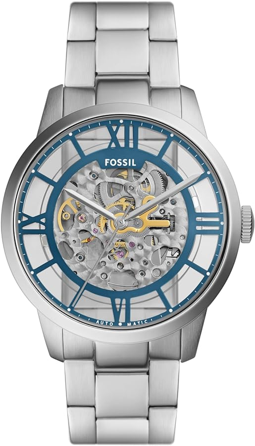 Relojes automáticos Fossil ME3260 de acero inoxidable para hombre