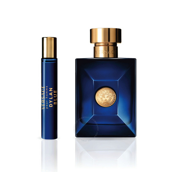 Versace Pour Homme Dylan Blue 3.4 EDT Sp + 3.4 S/G Conjunto de viagem masculino