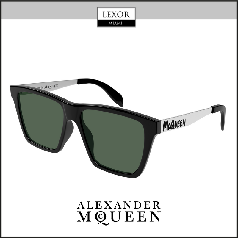 Alexander Mcqueen AM0352S-002 57 Óculos de Sol HOMEM ACETATO