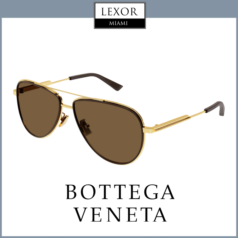 Bottega Veneta BV1240S-002 59 Óculos de Sol HOMEM METAL