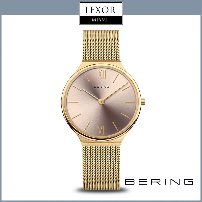 Bering Watches Ultra Slim polido/ouro escovado 18434-336 Feminino