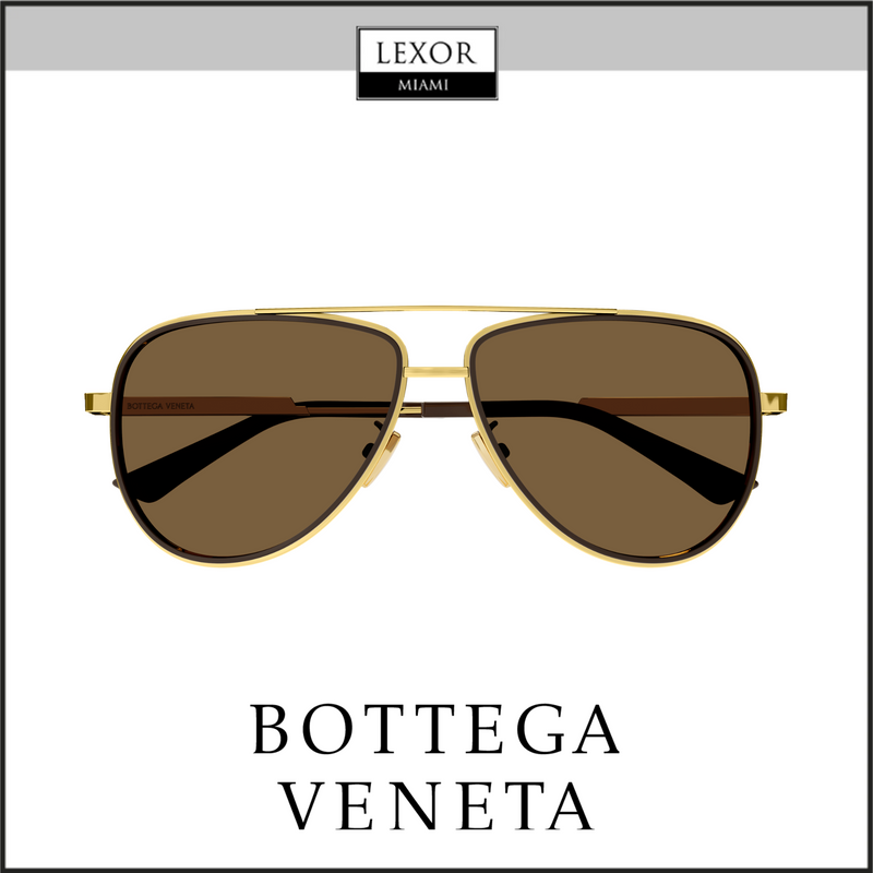 Bottega Veneta BV1240S-002 59 Óculos de Sol HOMEM METAL