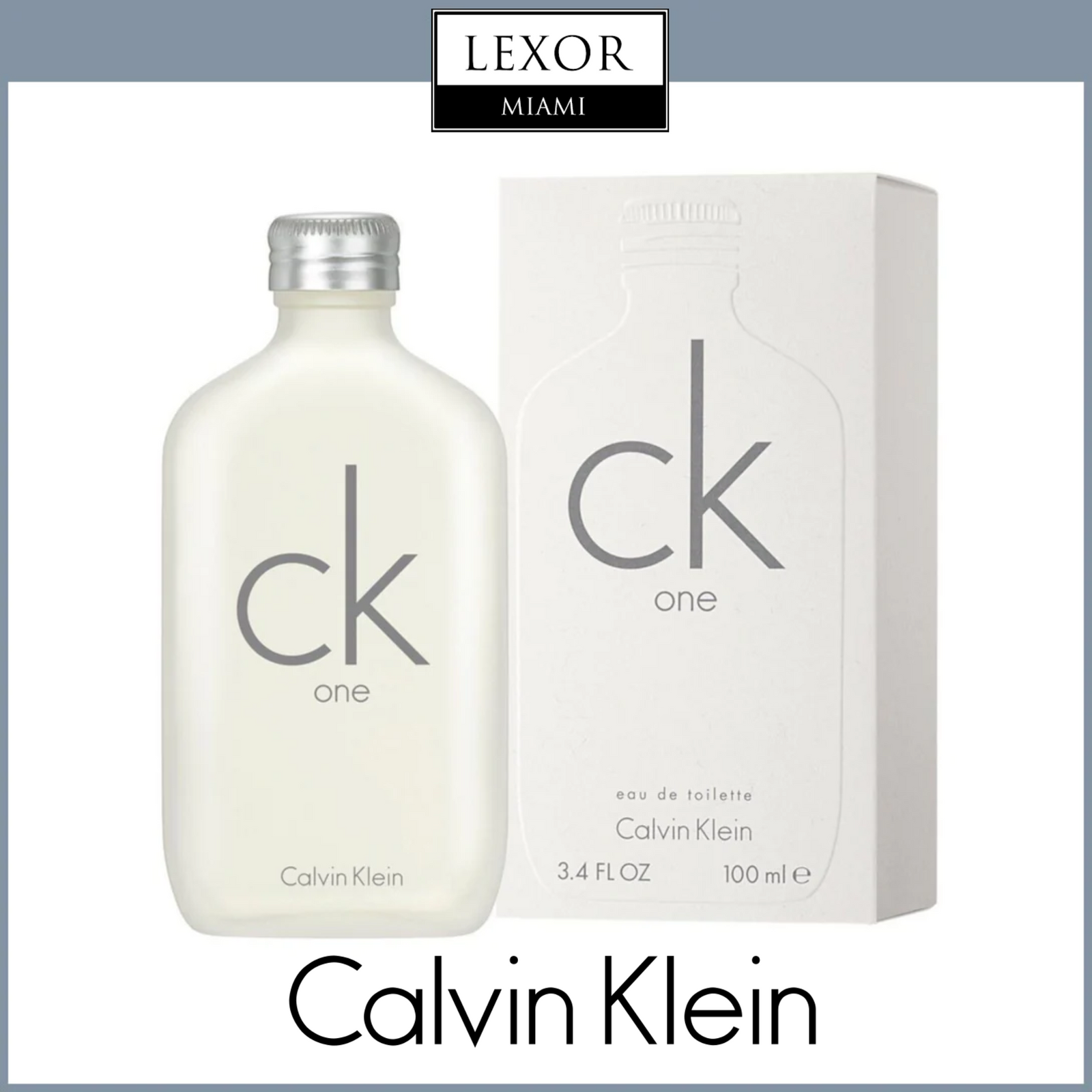 Calvin Klein CK ONE 3.4 EDT Men Perfume Lexor Miami