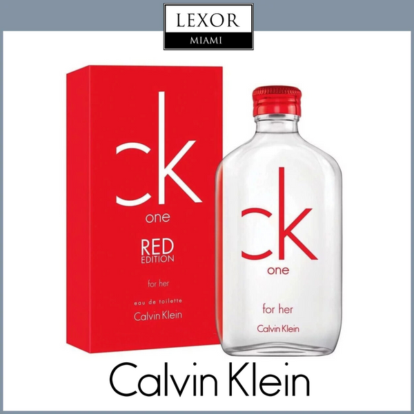 Calvin Klein CK One Red Edition 1.7 oz EDT for Women Perfume Lexor Miami