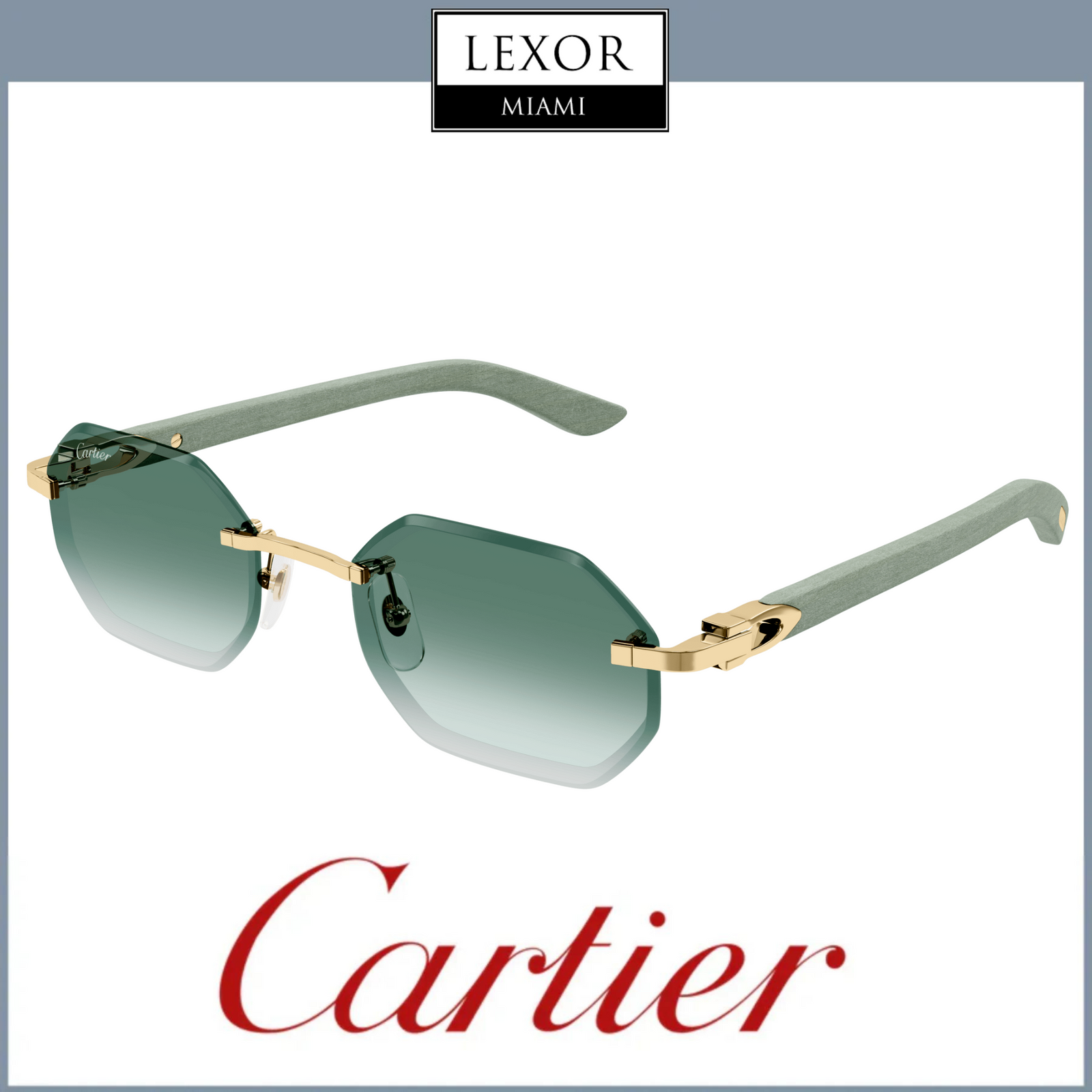 Gafas de sol Cartier CT0439S 004 54 para mujer Lexor Miami