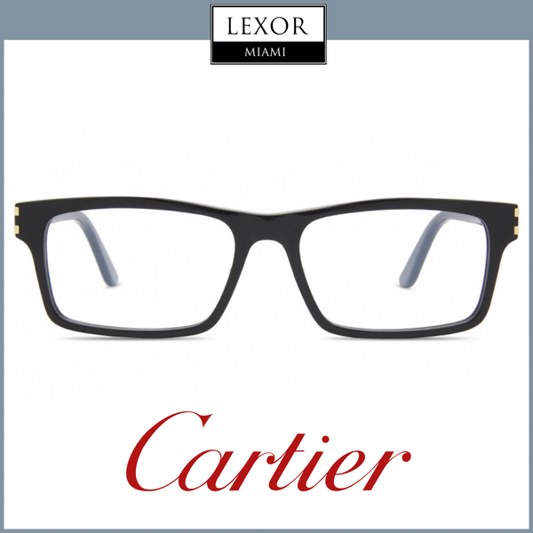 Montura de gafas unisex Cartier CT0005O 010 55