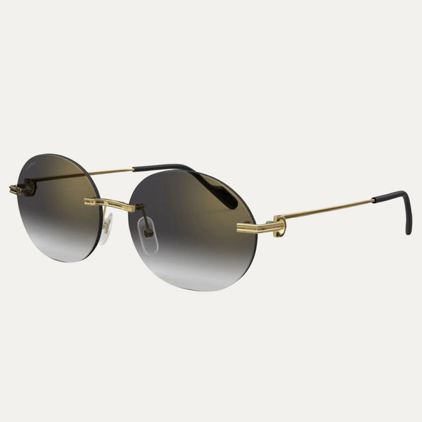 Cartier CT0011CS 037 Unisex Metal Sunglasses