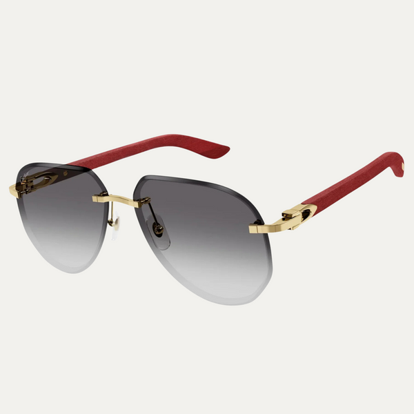 Cartier CT0440S-003 61 Sunglass WOMAN METAL WOOD