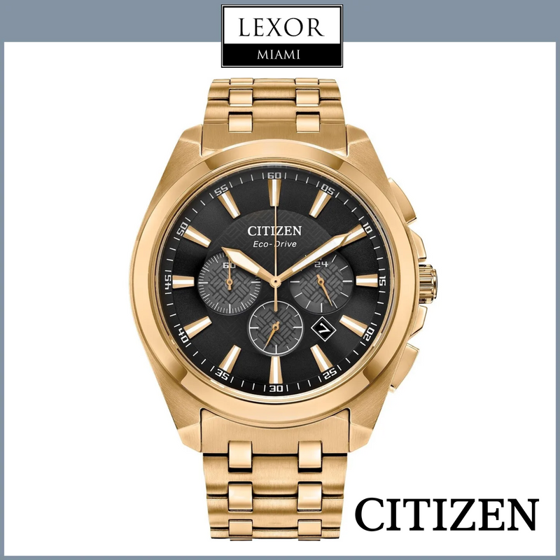 Relógio Citizen CA4512-50E Masculino ECO WR100 SS Pulseira Masculino