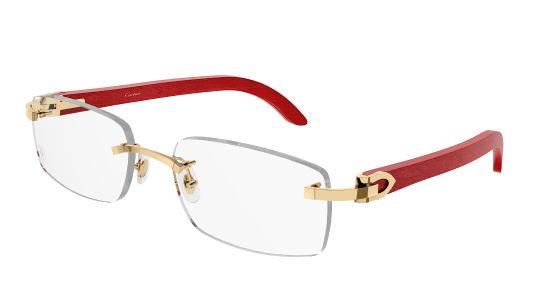 Montura de gafas unisex Cartier CT0052O 006 53