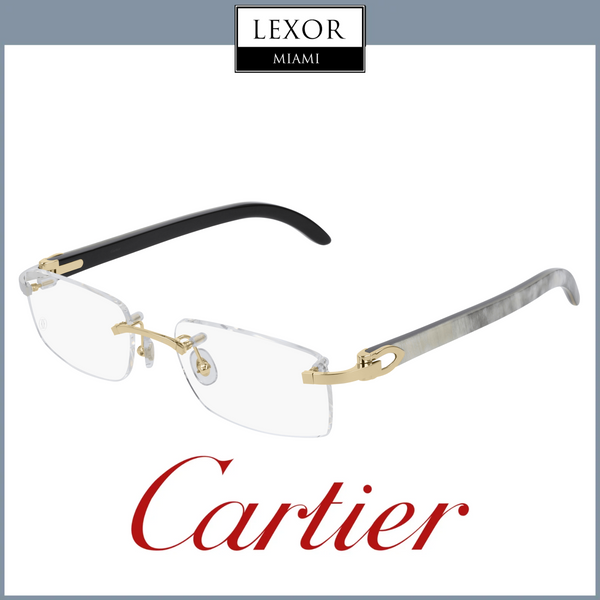 Montura de gafas unisex Cartier CT0046O 001 53