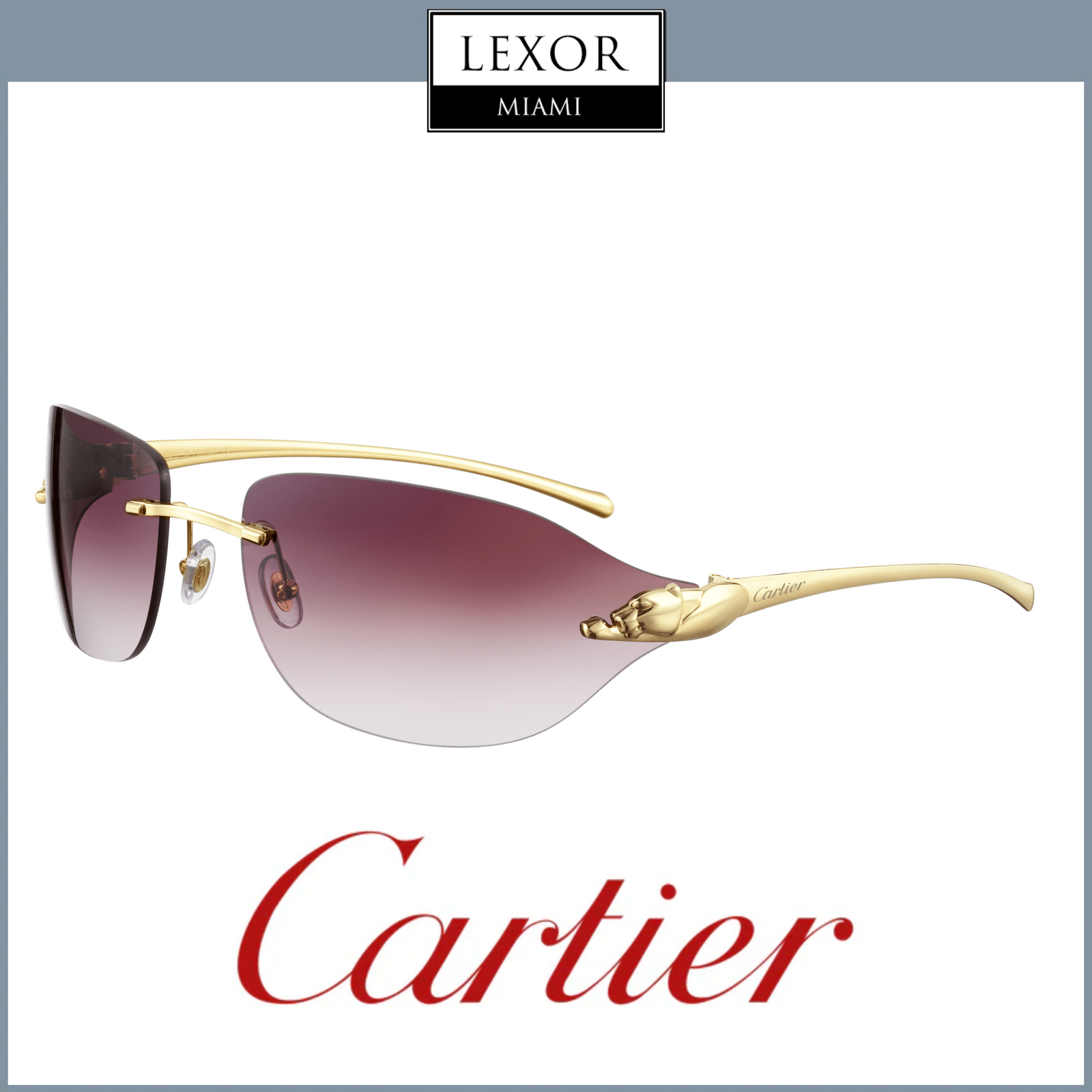 Cartier panthere shops lentes