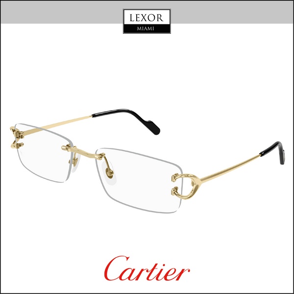 Cartier CT0344O-001 53 Armação Óptica MAN METAL