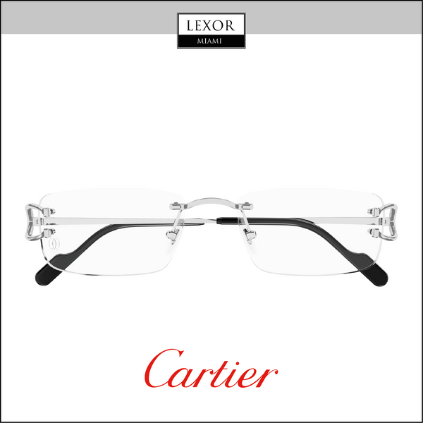 Cartier CT0344O 002 53 Armação de Óculos Masculina