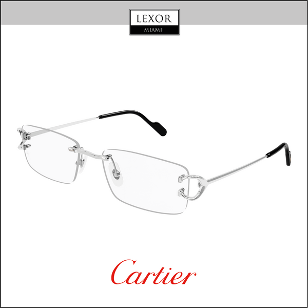 Cartier CT0344O 002 53 Armação de Óculos Masculina