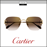 Cartier CT0394S-002 58 Óculos de Sol UNISSEX METAL