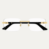 Cartier Exception CT0411O 003 57 Man HORN Optical Frame