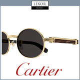 Óculos de sol Cartier HORN CT0464S-005 55 Masculino upc 843023175788