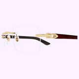 Cartier CT0453O-006 56 Oro - Rojo - Transparente Óptica Unisex UPC : 843023175733