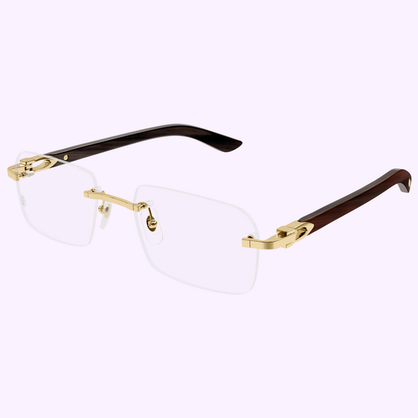 Cartier CT0453O-006 56 Oro - Rojo - Transparente Óptica Unisex UPC : 843023175733