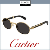 Óculos de sol Cartier HORN CT0464S-005 55 Masculino upc 843023175788