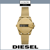 Diesel DZ1961 Baby Chief Digital Gold Aço Inoxidável Pulseira Relógios Masculinos