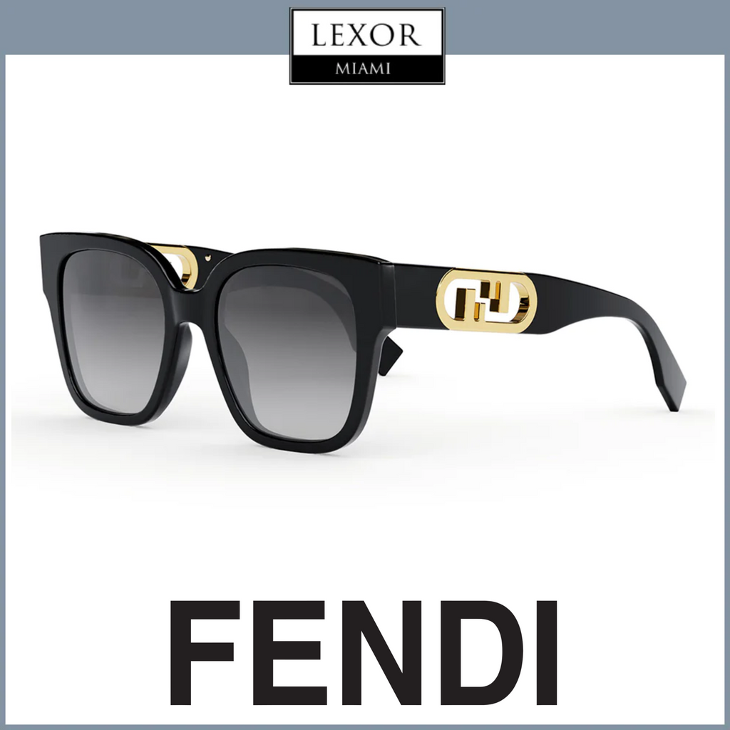 Fendi FE40063I 01B O LOCK Woman Sunglasses UPC 192337114380 Lexor Miami