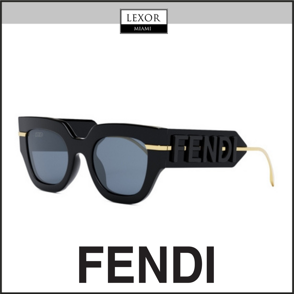 FE40097I Fendi Sunglasses Ivory / Brown / 51-23-140 mm