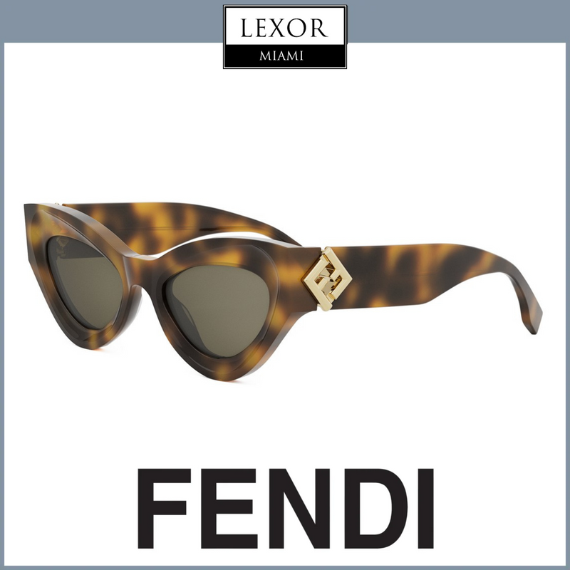 Fendi Sunglasses FE40146I 5253N Woman Metal upc 192337184352