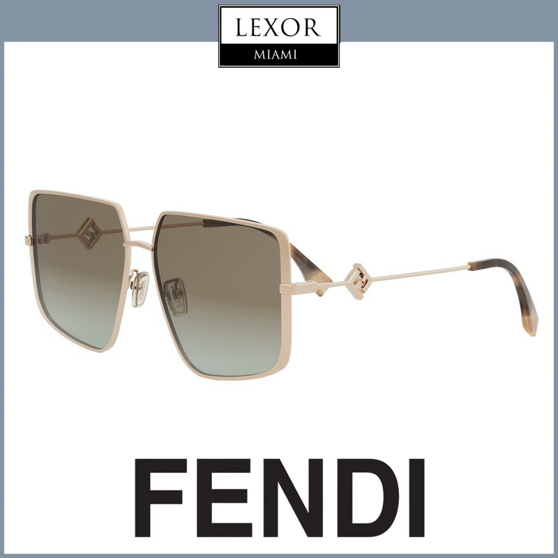 Fendi Sunglasses FE40148U 5928P Woman Metal upc 192337184444