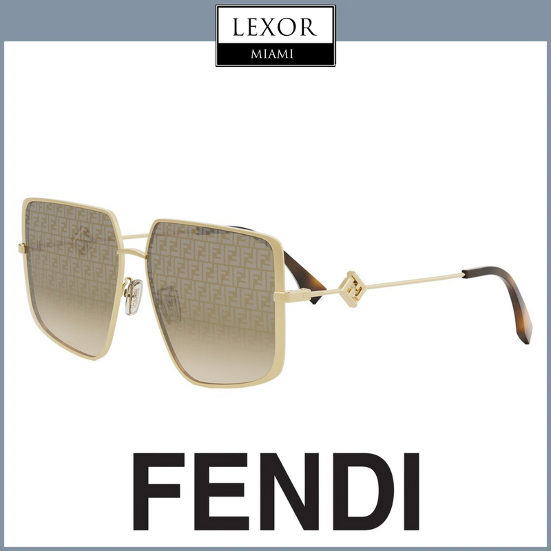 Fendi Sunglasses FE40148U 5930F Woman Metal upc 192337184468