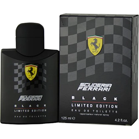 Ferrari Scuderia Black Limited Edition 4,2oz EDT Perfume Masculino