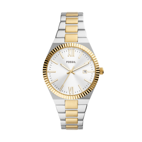 Reloj Fossil ES5259 SCARLETTE de acero inoxidable en dos tonos dorado y plateado