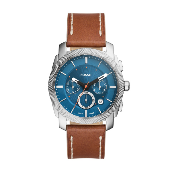 Fossil FS6059 Stainless Steel Leather Men Watch