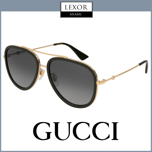 Gucci GG0062S-011 57 Sunglass WOMAN METAL