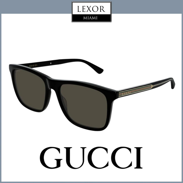 Gucci GG0381SN 007 57 Óculos de Sol Masculinos